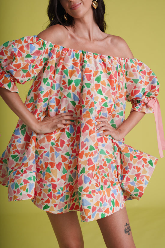 LOVERS SMOCK • HEART CONFETTI