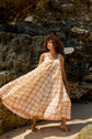 LE SOLEIL SUNDRESS • MANDARINE GINGHAM